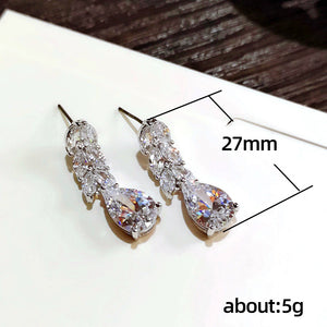 Leaf Droplet Shaped Earrings