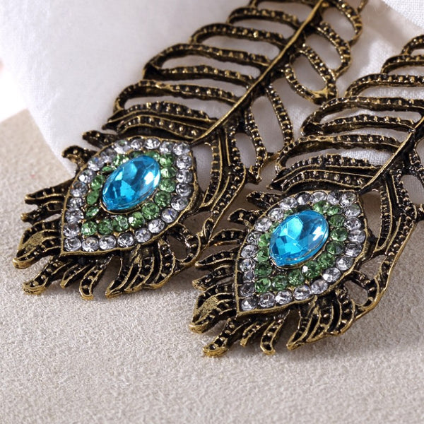 Peacock Earrings