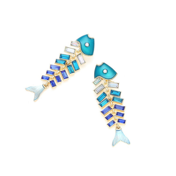 Fishbone Earring