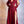 Solid Long Sleeve Slit Maxi Dress