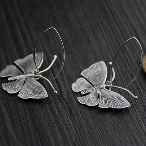 Retro Butterfly Earrings