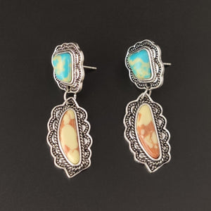 Retro Crystal Earrings