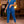 Denim Zipper Belted Jumpsuit