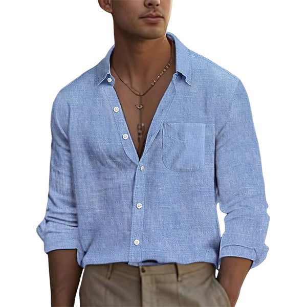 Men's Linen Casual Shirt