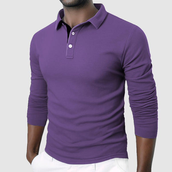 Men's Business Cotton Polo Shirt