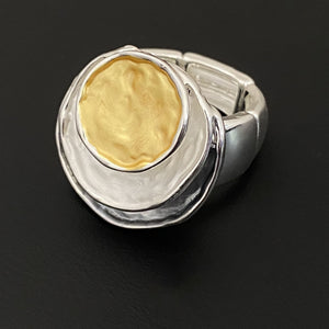 Bohemian Triple Round Eco-friendly Alloy Ring