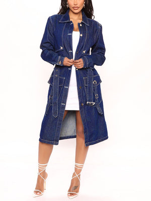 Denim Trench Coat