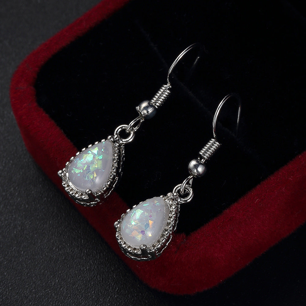 Water Droplet Pendant Earrings