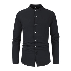 Men's Casual Large Size Long Sleeve Shirt