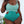 Color Block Twist One Piece Swimsuit