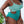 Color Block Twist One Piece Swimsuit