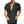 Men's round neck linen short sleeve shirt