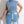 Denim Sleeveless Turtleneck Top