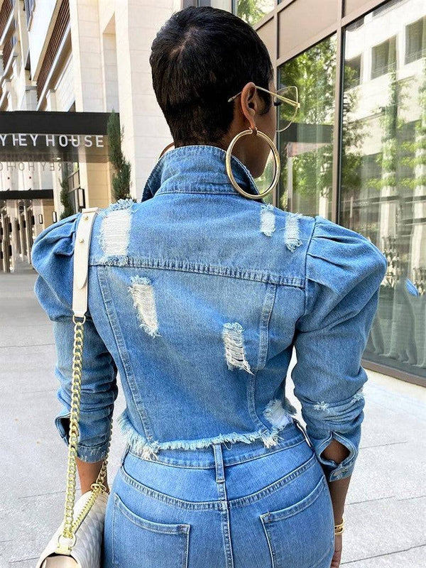 Crop Denim Jacket