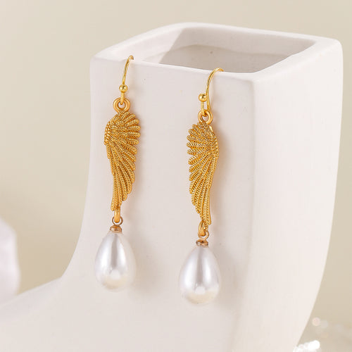 Vintage Gold Wings  Earring