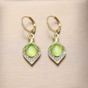 Droplet Shaped  Stone  Earrings