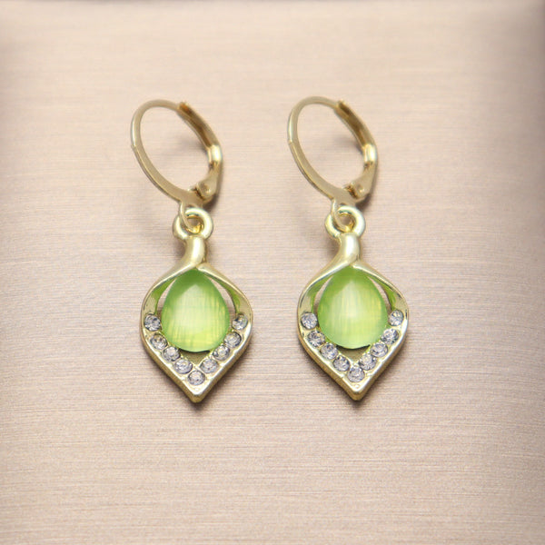 Droplet Shaped  Stone  Earrings