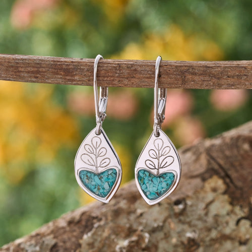 Leaf earrings