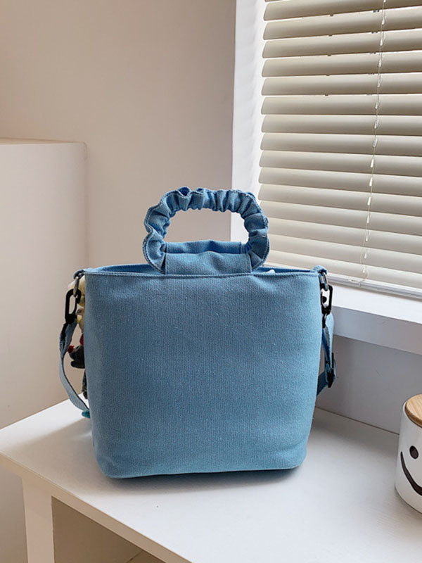 Dolls Denim Tote Bag