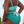 Color Block Twist One Piece Swimsuit