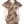 Camouflage Lapels Button Sleeveless Dress with Pockets