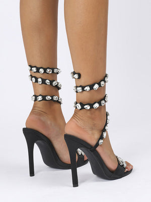 Gems Embellished Heels