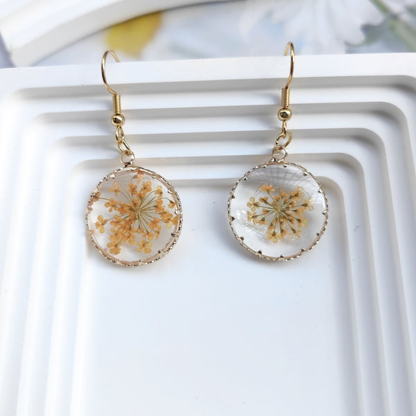 Dried Flower Earrings