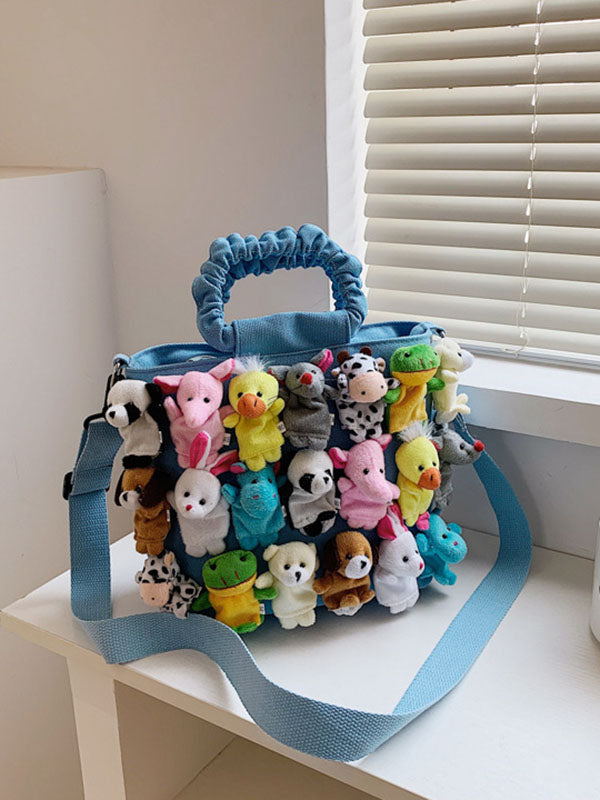 Dolls Denim Tote Bag