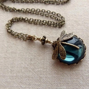 Vintage Dragonfly Necklace