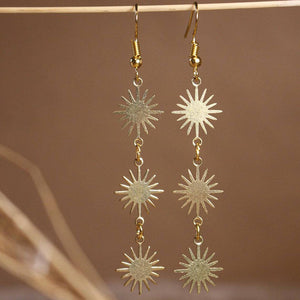 Sun Star Earrings