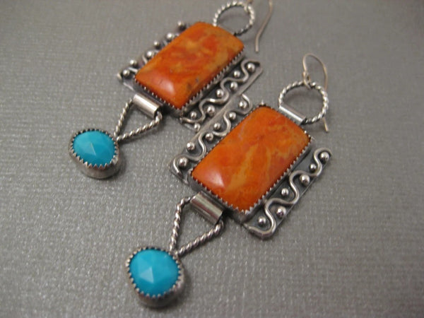 Turquoise Pendant Earrings