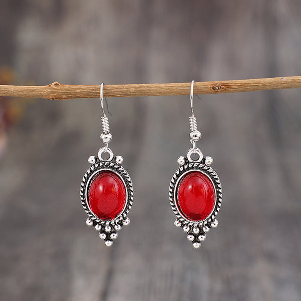 Ruby Long Earrings