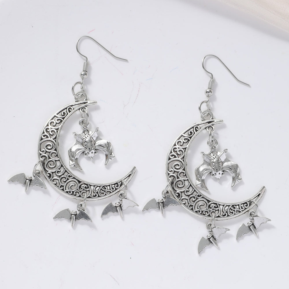 Moon Bat Earrings