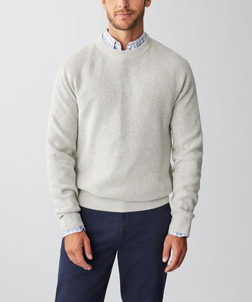 Men's Cotton Pullover Knit Sweater