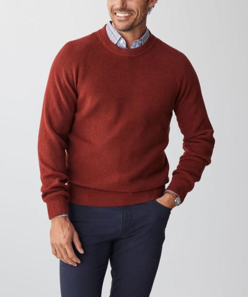 Men's Cotton Pullover Knit Sweater