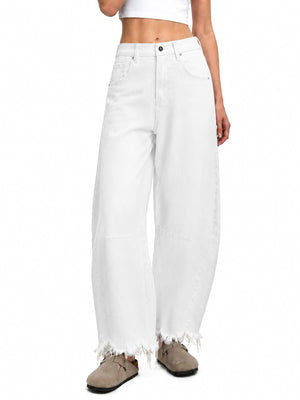 ONESO Effortless High Rise Barrel Jeans
