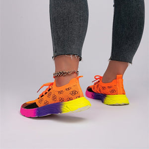 Mesh Colour Block Sneakers