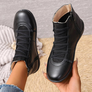 Leather Boots Casual Short Boots