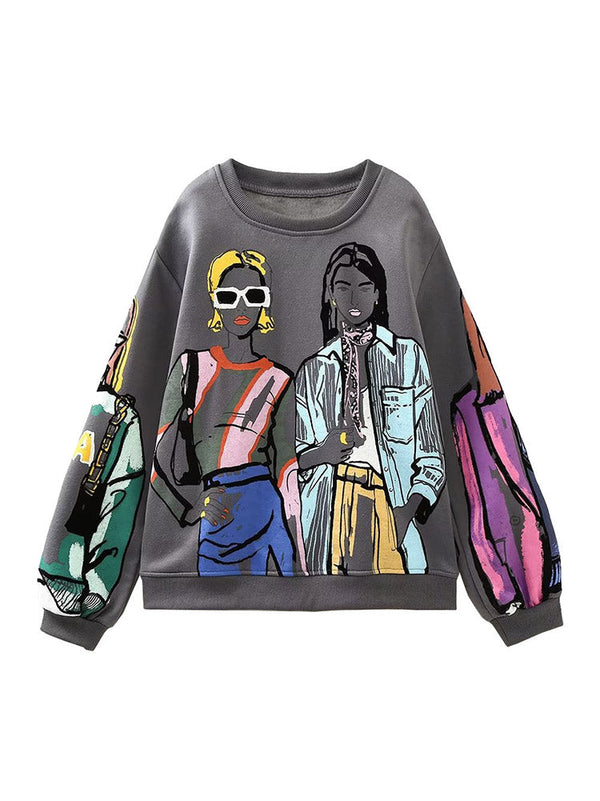 Graphic Printed Sweatshirt