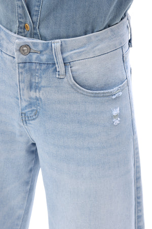 ONESO Women Effortless Mid Rise Wide Leg Jeans