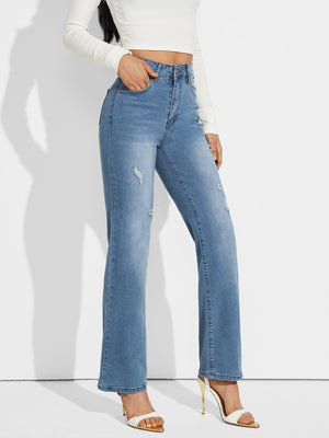 Stylish High-Waisted Skinny Jeans