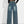 High Street Vintage Dark Blue Jeans New Do Old Side Stripe Denim Wide Leg Pants