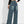 High Street Vintage Dark Blue Jeans New Do Old Side Stripe Denim Wide Leg Pants