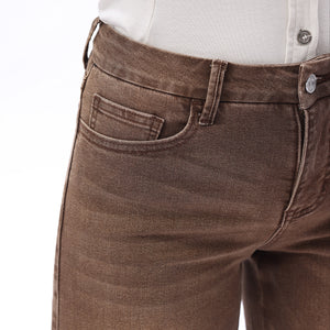 ONESO Earthy Mid Rise Wide Leg Jeans