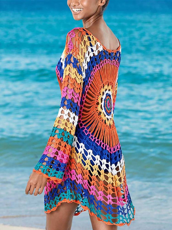 Knit Crochet Beach Cover Up