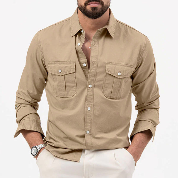 Men's Vintage Long Sleeve Shirt