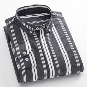 Men's cotton striped shirt