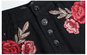 High-Waisted Wide-Leg Denim Shorts for Women