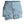 High Waist Irregular Denim Skort