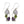 Colorful Zircon Moonlight Stone Earrings